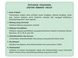 Dari sinilah awal pertimbangan sebuah perusahaan untuk menerima atau tidak menerima seorang pelamar. Apa Saja Yang Perlu Dicantumkan Dalam Daftar Riwayat Hidup Jawaban Tema 5 Kelas 6 Hal 87 95 Halaman All Tribun Ambon
