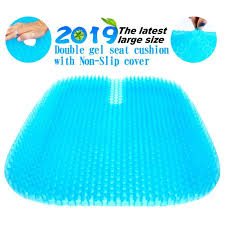 Gel Seat Cushion 2019 The Latest Large Size Honeycomb Design Cushion Double Thick Seat Cushion With Non Slip Cover Sup Seat Cushions Honeycomb Design Cushions