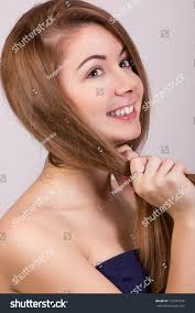 Studio Portrait Beautiful Young Woman Blond Stock Photo 173237156