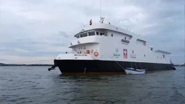 El presidente Gustavo Petro le entregó al país el Buque Hospital Benkos  Biohó, un verdadero hospital flotante que tiene como objetivo salvar vidas  y que ya está disponible para atender a todas las ...