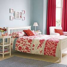 Blue And Red Monday Bedroom Red Country Bedroom Design Blue Bedroom