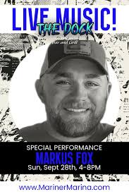 LIVE MUSIC w/ Markus Fox @ THE DOCK Bar & Grill, 6036 Rock Point Rd,  Mobile, AL, United States, Alabama 36605, 28 September 2025