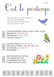 Laclassedefrederique Chants Et Poesies Chant Poesie Printemps Comptines