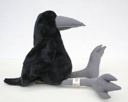 Black Crow Plush Birdie Cuddly Raven Plush Toy In 2021 Black Crow Crow Crow Bird