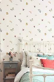 Buzzing Around By Villa Nova Multi Coloured Wallpaper Wallpaper Direct Girls Bedroom Wallpaper Butterfly Wallpaper Bedroom Home Decor