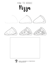 For drawing pizza, you will need paper, pencil and coloring pens. How To Draw Pizza Slice Woo Jr Kids Activities