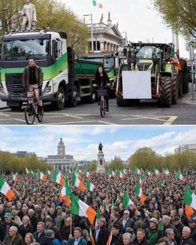 IRELAND ON THE EDGE: THE 2% REVOLUTION BEGINS! Is this the end of the Irish government? Ireland has entered DAY 5 of a total nationwide shutdown, and the stakes have just gone