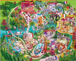 Busch Gardens Williamsburg 2002 Busch Gardens Williamsburg Busch Gardens Theme Park Map