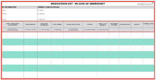 5 free printable medication chart punctilious printable