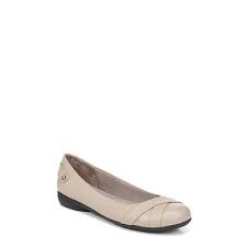 Lifestride Womens Adalene Medium Wide Flat Shoes Tender