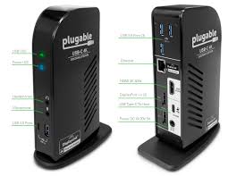 Plugable Usb C Triple 4k Display Docking Station With