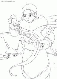 Hard coloring sheets with different designs/ pdf. Avatar The Last Airbender Katara Coloring Pages To Print Coloring Home