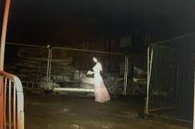 Ghost caught on camera at haunted hospital (season 1) | a&e. Pictured Eerie Ghost Woman In White Stalks Birmingham City Centre Building Site Birmingham Live
