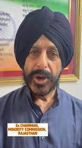 Jasbir Singh, Ex Chairman Minority commission, Rajasthan got quite  motivated after watching SHAHEED.