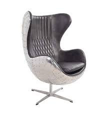 Design und verarbeitungsqualität vom feinsten! Dreh Ohrensessel Aus Echt Leder Modern Retro Braun