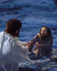 They knew that he was the son of god. Jesus Walks The Waves With Us V Gerhardy