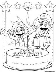 Birthday Card Happy 5th Birthday Coloring Pages Printable Coloring Pages Mario And Luigi Happy Birthday Printable Coloring Pages For Birthday Coloring Pages Super Mario Coloring Pages Mario Coloring Pages