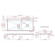 Includes a deep stainless steel colander that you can also use as a caddy for. 48 X 22 Workstation Topmount Drop In Stainless Steel Sink 16 Gauge 60 40 Double Bowl W Integrated Ledge 15mm Tight Radius Premium Accessories Includes Bottom Protective Grid Stainless Steel Dish Rack Stainless Steel