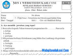 Halo sahabat ahzaa, melengkapi kegiatan ulangan harian di kelas 1 (satu) sd tema 3, berikut ini materi soal subtema 2, kegiatan siang hari. Soal Ph Kelas 3 Tema 1 Kurikulum 2013 Revisi Terbaru Websiteedukasi Com