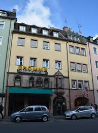 Street in nuremberg, bavaria, germany. Nurnberginfo Gastromeile Laufer Gasse