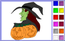 Coloriage animaux, coloriage princesse, coloriage dora, coloriage pokemon, coloriage dragon, coloriage barbie, et encore beaucoup d'autres coloriages à. Halloween Coloriage En Ligne Pour La Fete D Halloween Toupty Com