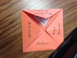 Points Of Concurrency Foldable Teaching Geometry Geometry Foldables Foldables