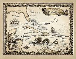 How Old Are Your Charts Sea Pirates Map Pirate Maps