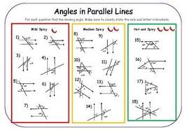 Angles In Parallel Lines Differentiated Worksheet Angles Worksheet Persuasive Writing Prompts Worksheets