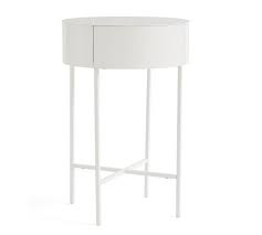 Jean 16 Round Metal Nightstand Pottery Barn