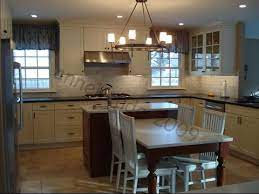 Notice that the sides of the island are raised, which helps to hide the mess. Kitchen Island Table Combination Youtube