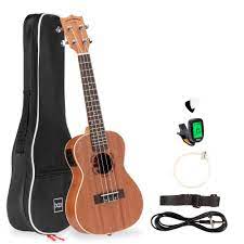 Maybe you would like to learn more about one of these? Best Choice Products 23in Acoustic Electric Concert Sapele Ukulele Starter Kit W Gig Bag Built In Tuner Strap Picks Walmart Com Walmart Com