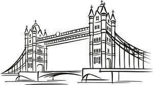 Part of our london colouring tour for kids! Tower Bridge In London Coloring Page Bridge Drawing London Drawing Tower Bridge London
