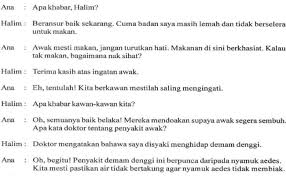 Walaupun temu bual ini kelihatan santai dan dikelaskan dalam dunia hiburan, temu bual ini boleh dijadikan contoh kajian sejarah lisan antara seorang. Contoh Karangan Dialog Cute766