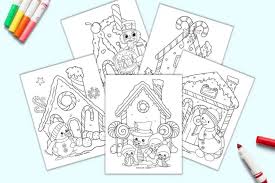 Hgtv features playrooms and kids' bedrooms with a mod, hip, colorful style that makes this kid spaces look cutting edge. Free Printable Gingerbread House Coloring Pages The Artisan Life