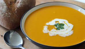 This Recipe For Roasted Pumpkin Soup Is Full Of Flavor And Very Easy To Make With A Beautif Pumpkin Soup Recipe Roast Pumpkin Soup Roasted Pumpkin Soup Recipe