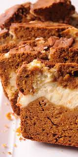 Maybe you would like to learn more about one of these? Pumpkin Bread With Cream Cheese Filling Pumpkin Recipes Dessert Pumpkin Dessert Thanksgiving Desserts