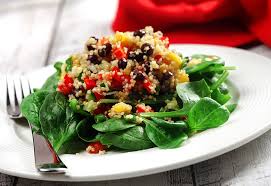 The tasty quinoa salad dressing is mixed with chipotle and lime. Quinoa Black Bean Mango Salad Diabetes Canada