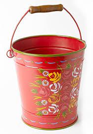 Black coal bucket hod and companion set fire poker brush stand open fire tools | ebay. Black Country Metal Works Hand Painted Narrow Boat Style Extra Large Wood Log Bucket Canal Art Red Finish Amazon Co Uk Kitchen Home