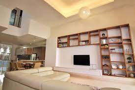 See more ideas about wall mounted media console, media console, wall mount. 10 Elegantly Clean Cut Tv Console And Feature Wall Design Ideas Home Decor Singapore