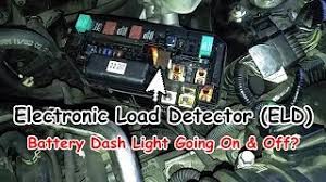 Wiggle the eld and you can verify which electrical connector. Battery Dash Light On Off Honda Electronic Load Detector Malfunction Youtube