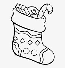 Over 28,888 christmas sock pictures to choose from, with no signup needed. Christmas Stocking Coloring Pages Png Image Transparent Png Free Download On Seekpng