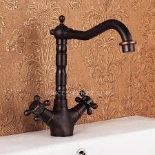 vintage oil rubbed bronze cross handle