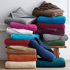 Our alpaca throw blanket is beautiful, super soft and nice and warm. The Company Store Cotton Fleece Navy Woven Throw Blanket Ko18 Thrw True Navy The Home Depot