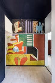 Eileen Gray Le Corbusier Villa E 1027 Roquebrune Cap Martin France 1926 29 1946 Eileen Gray Mural Le Corbusier
