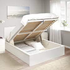 Des lits coffre largeur confort queen size 2 personnes : Coffre Rangement Ikea Malm Venus Et Judes