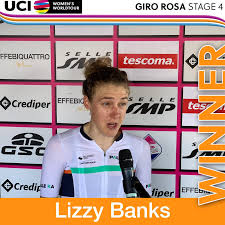 Welkom bij gastouder lizzy in vleuten. Banks Wins Fourth Stage Of Giro Rosa From Breakaway