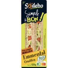Sandwich Triangle Thon Salade Club Sandwich Pain Complet Thon Et Salade Sodebo