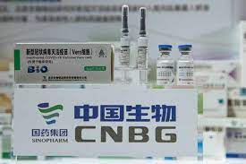 The company logo of sinopharm group co ltd is displayed at a news conference on. Who Confirms Sinopharm Vaccine Efficacy In Peru Prensa Latina