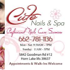 Cute Nails Horn Lake Home Facebook Welcome all patients and visitors by greeting them in person, answer inquires and direct them through the registration process.