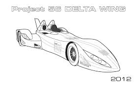 Cars to print and color. Delta Wing Le Mans Car Coloring Page Car Coloring Pages